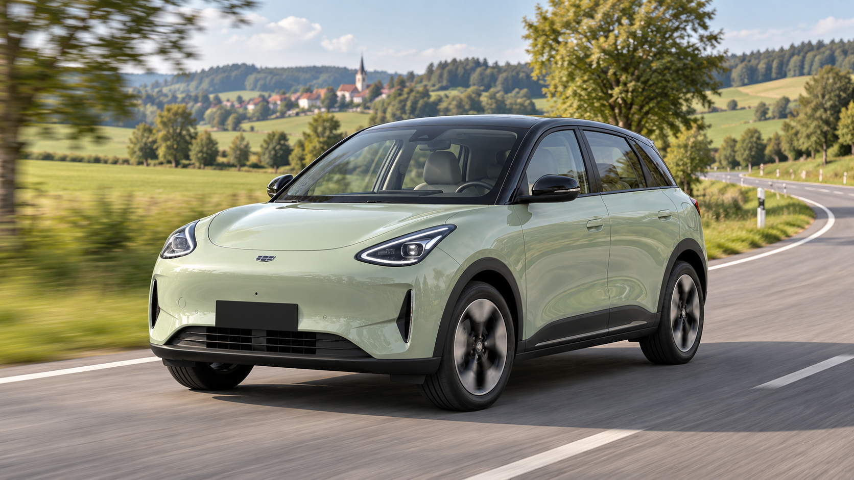 Geely E2 auf der Straße